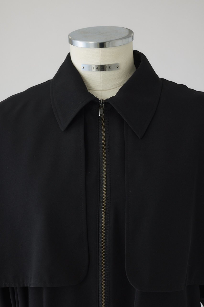 【リムアーク/RIM.ARK】のTrench OP/ワンピース 人気、トレンドファッション・服の通販 founy(ファニー) 　ファッション　Fashion　レディースファッション　Fashion for Women　ワンピース　Dresses　チュニック　Tunic Tops & Dresses　エアリー　Airy Texture　サテン　Satin, Glossy Fabric　ダブル　Double, Double-Breasted　チュニック　Tunic, Long Top　フラップ　Flap, Flap Pocket　リラックス　Relax, Relaxed Fit　ロング　Long, Long-Length　エレガント 上品　Elegant　other-5|ID: prp329100004874909 ipo3291000000036361393