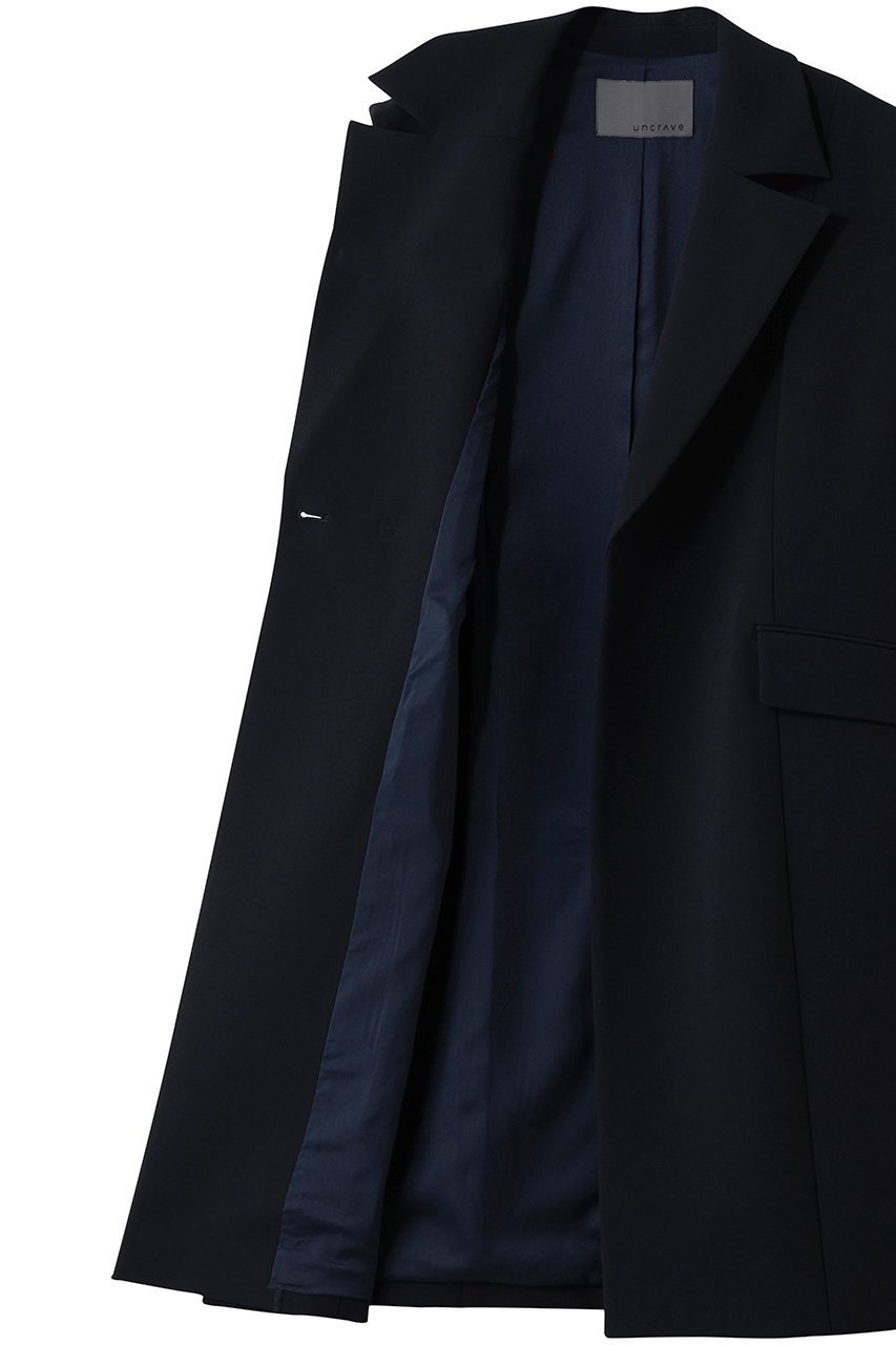 【アンクレイヴ/uncrave】のプルーフダブルクロス テーラードジレ 人気、トレンドファッション・服の通販 founy(ファニー) 　ファッション　Fashion　レディースファッション　Fashion for Women　アウター　Coat / Outerwear Collection　レディースジャケット・軽アウター　Jackets　シンプル　Simple, Minimal　ジャケット　Jacket, Outerwear　ダブル　Double, Double-Breasted　ベスト　Vest, Waistcoat　マニッシュ　Mannish, Boyish　other-6|ID: prp329100004874918 ipo3291000000036361470