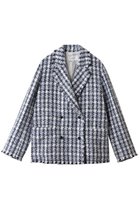【ベイジ,/BEIGE,】のBERYL / ファンシーツイードダブルジャケット/ Navy Mix|ID: prp329100004874922 ipo3291000000036361499