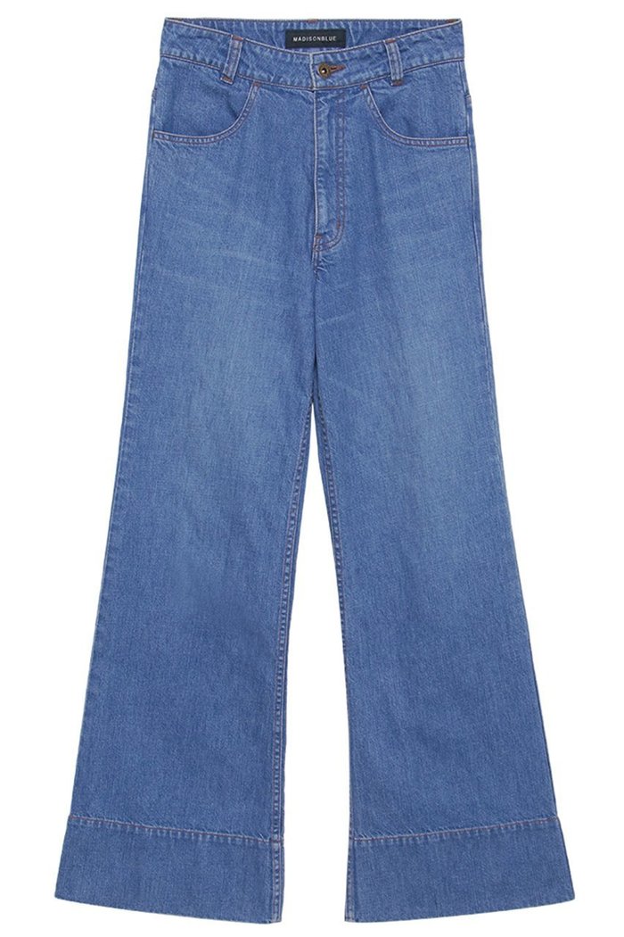 【マディソンブルー/MADISONBLUE】のBAGGY FLARE PANTS DENIM デニムバギーフレアパンツ インテリア・キッズ・メンズ・レディースファッション・服の通販 founy(ファニー) https://founy.com/ ファッション Fashion レディースファッション Fashion for Women パンツ Pants & Trousers デニムパンツ・ジーンズ・美脚デニム Denim Jeans & Pants デニム Denim, Jeans Material フレア Flare, Flared ワイド Wide, Wide Fit |ID: prp329100004874946 ipo3291000000036361704
