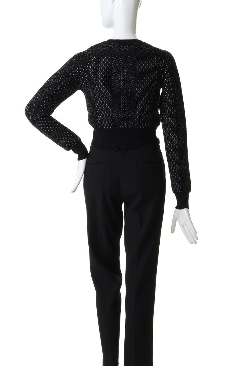 【コルコバード/CORCOVADO】のレーシージャカードカーディガン 人気、トレンドファッション・服の通販 founy(ファニー) 　ファッション　Fashion　レディースファッション　Fashion for Women　トップス・カットソー　Cut & Sew Tops　カーディガン・羽織り　Layered Style Cardigans　シャツ・ブラウス・オフィスカジュアル　Elegant Blouses & Button-Ups　ロングTシャツ・Tシャツ　Longline T-Shirts & Tees　カットソー・ベーシックTシャツ　Cut-and-Sewn Tops / Stretch Tees & Basics　おすすめ　Recommended / Our Picks　カーディガン　Cardigan, Knitwear　コンパクト　Compact, Small Size　ショート　Short, Short Length　ジャカード／ジャガード　Jacquard, Woven Pattern　リュクス　Luxury, Elegant, High-End, Chic　レーシー　Lacy, Lace-Like　other-4|ID: prp329100004874949 ipo3291000000036361734