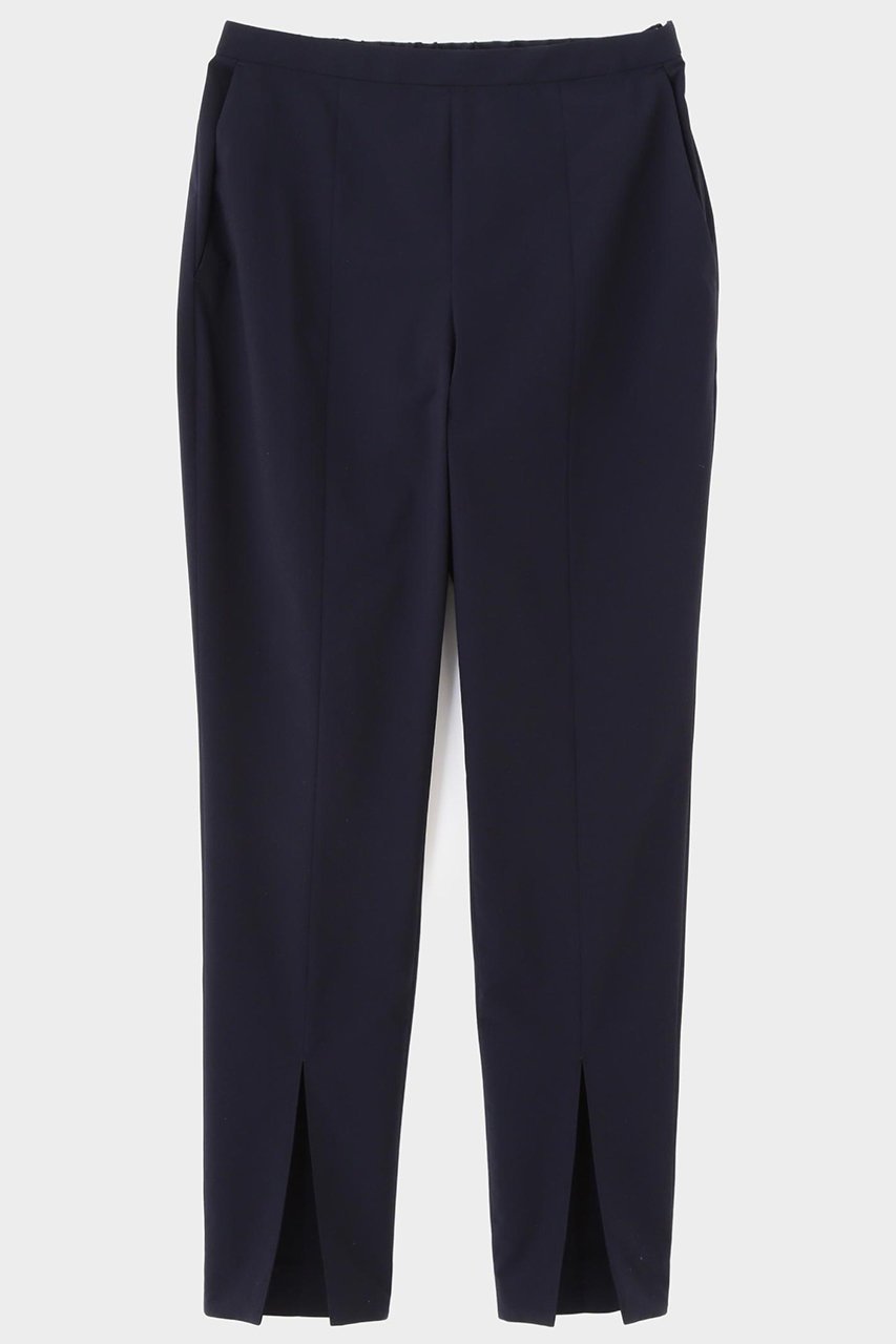 【ル フィル/LE PHIL】のSOLOTEXブロードセンタースリットパンツ インテリア・キッズ・メンズ・レディースファッション・服の通販 founy(ファニー) 　ファッション　Fashion　レディースファッション　Fashion for Women　パンツ　Pants & Trousers　ストレッチ　Stretch, Stretchy Fabric　スリット　Slit, Slit Detail　ブロード　Broadcloth, Fine Cotton　エレガント 上品　Elegant　夏　Summer　定番　Standard, Basic Item　旅行　Travel　ネイビー|ID: prp329100004874973 ipo3291000000036361913