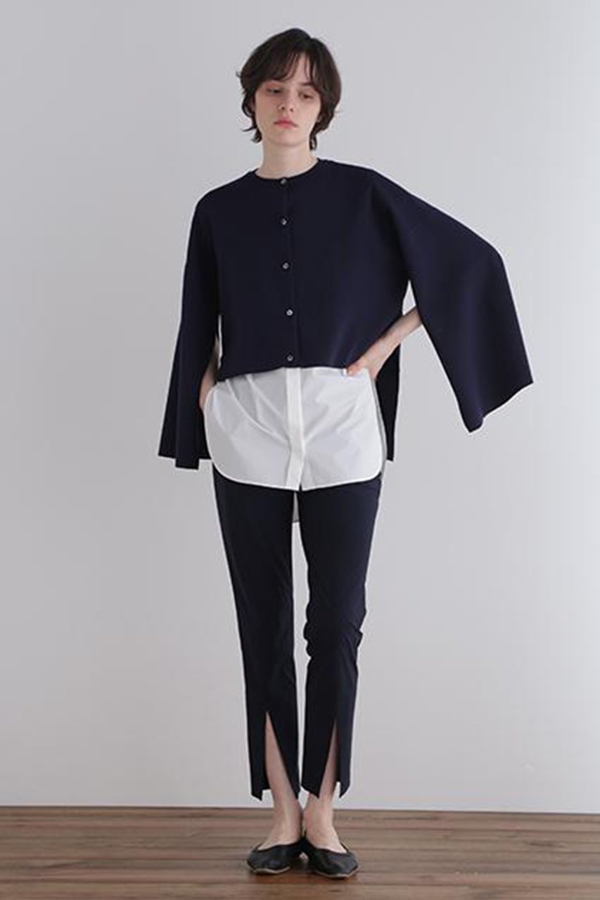 【ル フィル/LE PHIL】のSOLOTEXブロードセンタースリットパンツ 人気、トレンドファッション・服の通販 founy(ファニー) 　ファッション　Fashion　レディースファッション　Fashion for Women　パンツ　Pants & Trousers　ストレッチ　Stretch, Stretchy Fabric　スリット　Slit, Slit Detail　ブロード　Broadcloth, Fine Cotton　エレガント 上品　Elegant　夏　Summer　定番　Standard, Basic Item　旅行　Travel　other-3|ID: prp329100004874973 ipo3291000000036361915