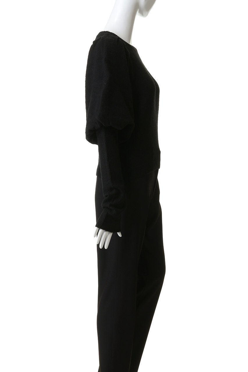 【マノフ/MANOF】のPUFFY SLEEVE KNIT 大人の最旬トレンドファッション＆コーディネート founy(ファウニー) 　ファッション　Fashion　レディースファッション　Fashion for Women　トップス・カットソー　Cut & Sew Tops　ニット　Knit Tops & Sweaters　カジュアルプルオーバー・ニットトップス　Pullovers & Knit Tops / Casual Pullovers　スリーブ　Sleeve, Long Sleeve / Short Sleeve　チュール　Tulip, Tulip Motif　other-3|ID: prp329100004874974 ipo3291000000036518669