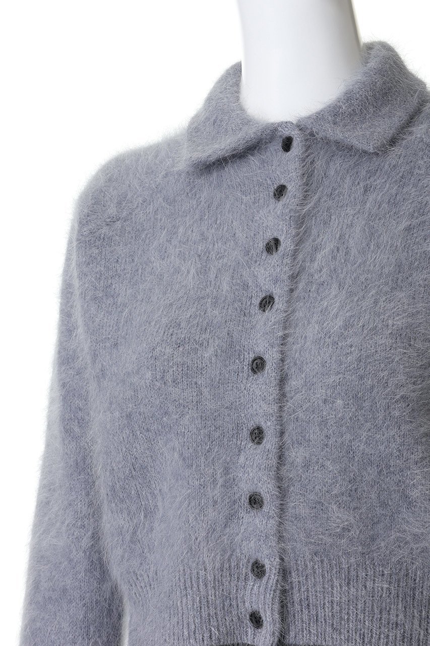 【クラネ/CLANE】のANGORA SHORT KNIT CARDIGAN 人気、トレンドファッション・服の通販 founy(ファニー) 　ファッション　Fashion　レディースファッション　Fashion for Women　トップス・カットソー　Cut & Sew Tops　ニット　Knit Tops & Sweaters　カーディガン・羽織り　Layered Style Cardigans　アンゴラ　Angora Knitwear　カーディガン　Cardigan, Knitwear　コンパクト　Compact, Small Size　ショート　Short, Short Length　トレンド　Trend, Trending Now　バランス　Balance, Style Balance　マキシ　Maxi, Full Length　ワイド　Wide, Wide Fit　エレガント 上品　Elegant　人気　Popular, Best Seller　other-5|ID: prp329100004874976 ipo3291000000036361941
