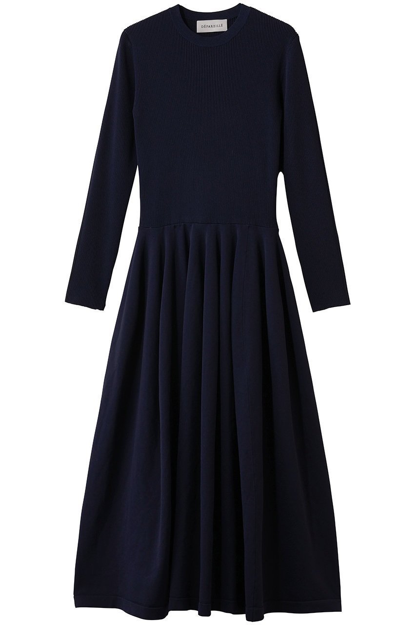 【デパリエ/DEPAREILLE】のポリジャージーギャザードレス 人気、トレンドファッション・服の通販 founy(ファニー) 　ファッション　Fashion　レディースファッション　Fashion for Women　ワンピース　Dresses　フォーマル・パーティードレス・結婚式用ドレス　Elegant & Casual Dresses　チュニック　Tunic Tops & Dresses　ギャザー　Gathered, Ruffled　シンプル　Simple, Minimal　チュニック　Tunic, Long Top　ドレス　Dress, One-Piece　フィット　Fit, Slim Fit　フォルム　Silhouette, Form　ロング　Long, Long-Length　旅行　Travel　 other-1|ID: prp329100004874991 ipo3291000000036362053
