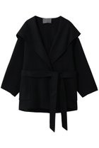 【アンクレイヴ/uncrave】のメルトンリバー フーデットコート 人気、トレンドファッション・服の通販 founy(ファニー) ファッション Fashion レディースファッション Fashion for Women アウター Coat / Outerwear Collection コート・ロングコート・ピーコート Long Coats, Peacoats & More ショート Short, Short Length ミドル Middle Length, Mid Height メルトン Melton, Heavy Wool エレガント 上品 Elegant thumbnail ブラック|ID: prp329100004875002 ipo3291000000036362151