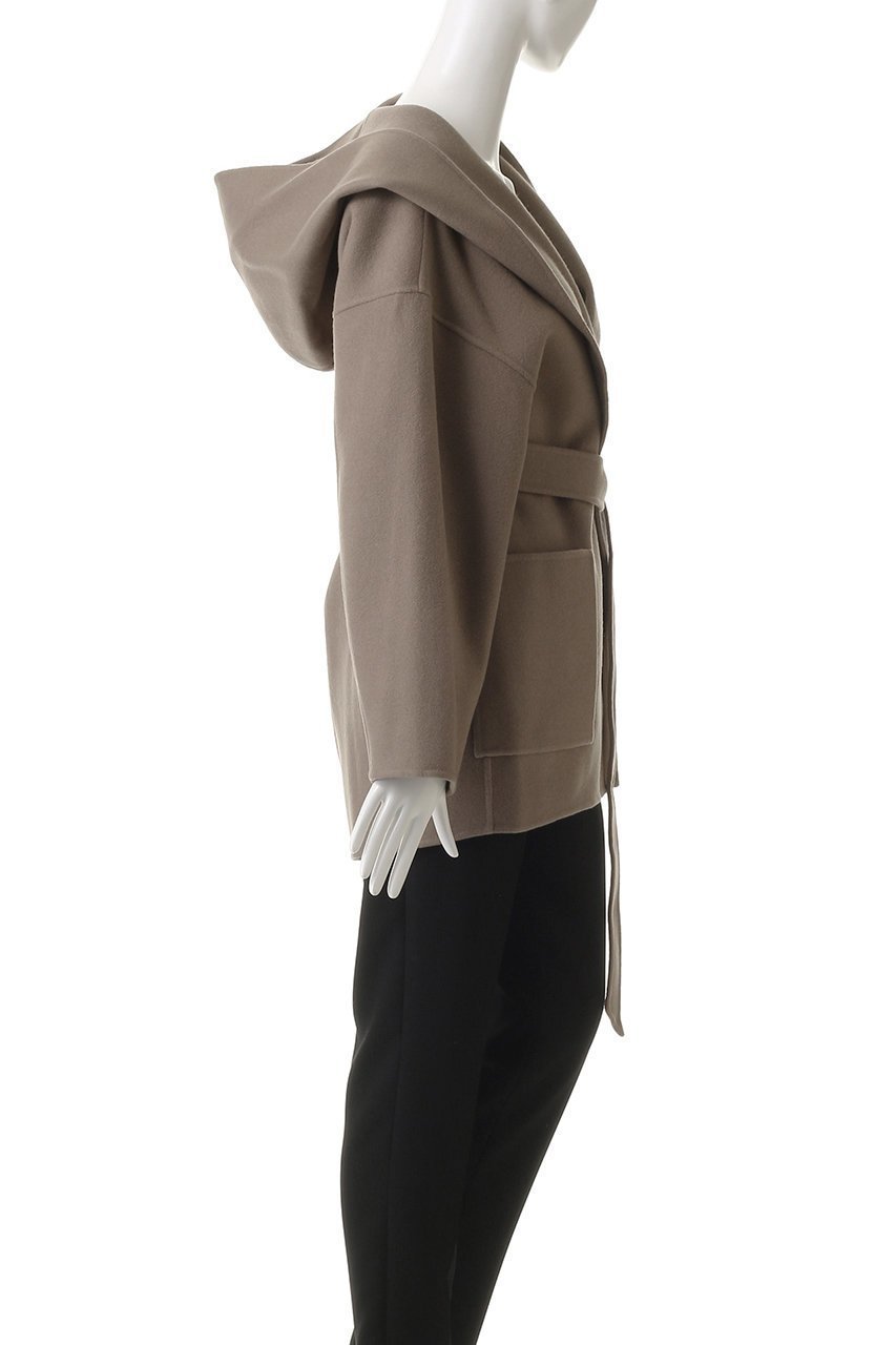 【アンクレイヴ/uncrave】のメルトンリバー フーデットコート 人気、トレンドファッション・服の通販 founy(ファニー) 　ファッション　Fashion　レディースファッション　Fashion for Women　アウター　Coat / Outerwear Collection　コート・ロングコート・ピーコート　Long Coats, Peacoats & More　ショート　Short, Short Length　ミドル　Middle Length, Mid Height　メルトン　Melton, Heavy Wool　エレガント 上品　Elegant　other-3|ID: prp329100004875002 ipo3291000000036362153