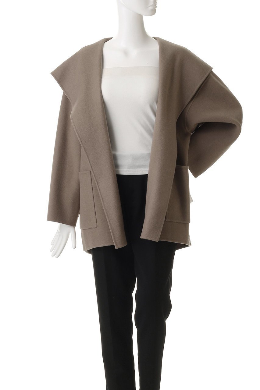 【アンクレイヴ/uncrave】のメルトンリバー フーデットコート 人気、トレンドファッション・服の通販 founy(ファニー) 　ファッション　Fashion　レディースファッション　Fashion for Women　アウター　Coat / Outerwear Collection　コート・ロングコート・ピーコート　Long Coats, Peacoats & More　ショート　Short, Short Length　ミドル　Middle Length, Mid Height　メルトン　Melton, Heavy Wool　エレガント 上品　Elegant　other-7|ID: prp329100004875002 ipo3291000000036362157