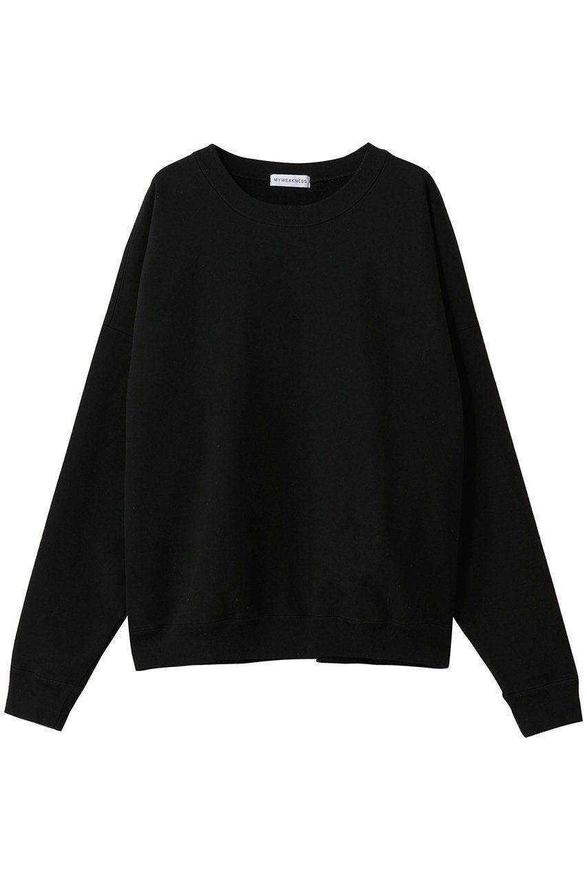 【マイ ウィークネス/MY WEAKNESS】のMW PATCH SWEAT 人気、トレンドファッション・服の通販 founy(ファニー) 　ファッション　Fashion　レディースファッション　Fashion for Women　トップス・カットソー　Cut & Sew Tops　シャツ・ブラウス・オフィスカジュアル　Elegant Blouses & Button-Ups　レディースパーカー・カジュアルフーディー　Casual Hoodies & Sweatshirts　ロングTシャツ・Tシャツ　Longline T-Shirts & Tees　スウェット・クルーネックトップス　Sweatshirts & Crewnecks / Relaxed Fit Sweat Tops　カットソー・ベーシックTシャツ　Cut-and-Sewn Tops / Stretch Tees & Basics　エレガント 上品　Elegant　スウェット / スエット　Sweatshirt, Sweatwear　デニム　Denim, Jeans Material　バランス　Balance, Style Balance　パッチ　Patch, Appliqué　リラックス　Relax, Relaxed Fit　ロング　Long, Long-Length　再入荷　Restock / Back in Stock　 other-1|ID: prp329100004875010 ipo3291000000036362218