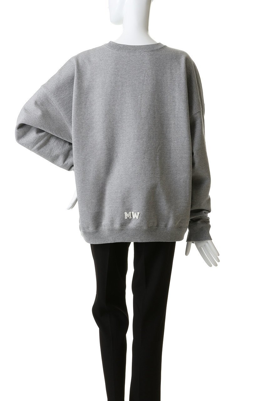 【マイ ウィークネス/MY WEAKNESS】のMW PATCH SWEAT 人気、トレンドファッション・服の通販 founy(ファニー) 　ファッション　Fashion　レディースファッション　Fashion for Women　トップス・カットソー　Cut & Sew Tops　シャツ・ブラウス・オフィスカジュアル　Elegant Blouses & Button-Ups　レディースパーカー・カジュアルフーディー　Casual Hoodies & Sweatshirts　ロングTシャツ・Tシャツ　Longline T-Shirts & Tees　スウェット・クルーネックトップス　Sweatshirts & Crewnecks / Relaxed Fit Sweat Tops　カットソー・ベーシックTシャツ　Cut-and-Sewn Tops / Stretch Tees & Basics　エレガント 上品　Elegant　スウェット / スエット　Sweatshirt, Sweatwear　デニム　Denim, Jeans Material　バランス　Balance, Style Balance　パッチ　Patch, Appliqué　リラックス　Relax, Relaxed Fit　ロング　Long, Long-Length　再入荷　Restock / Back in Stock　other-4|ID: prp329100004875010 ipo3291000000036362223
