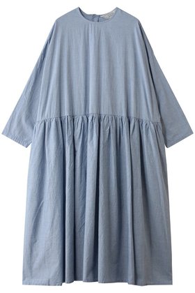 【ミディウミ/MidiUmi】 chambray gather OP ワンピース人気、トレンドファッション・服の通販 founy(ファニー) ファッション Fashion レディースファッション Fashion for Women ワンピース Dresses チュニック Tunic Tops & Dresses ギャザー Gathered, Ruffled シンプル Simple, Minimal チュニック Tunic, Long Top リラックス Relax, Relaxed Fit ロング Long, Long-Length エレガント 上品 Elegant 夏 Summer 春 Spring S/S・春夏 SS, Spring/Summer, Warm Season |ID:prp329100004875014