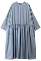 【ミディウミ/MidiUmi】のchambray gather OP ワンピース 人気、トレンドファッション・服の通販 founy(ファニー) ファッション Fashion レディースファッション Fashion for Women ワンピース Dresses チュニック Tunic Tops & Dresses ギャザー Gathered, Ruffled シンプル Simple, Minimal チュニック Tunic, Long Top リラックス Relax, Relaxed Fit ロング Long, Long-Length エレガント 上品 Elegant 夏 Summer 春 Spring S/S・春夏 SS, Spring/Summer, Warm Season thumbnail blue|ID: prp329100004875014 ipo3291000000036362256