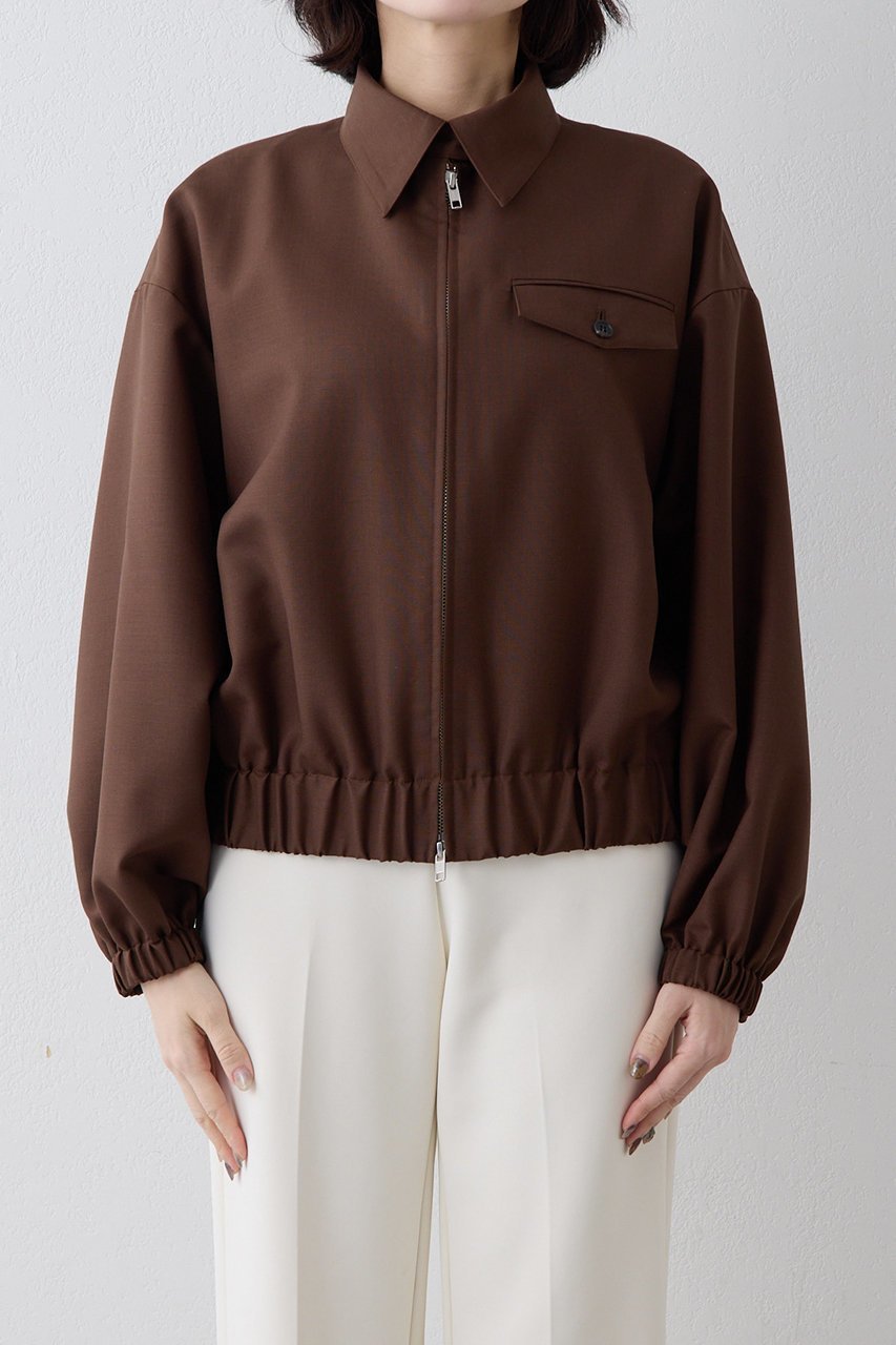 【ウィムガゼット/Whim Gazette】の平織りジップブルゾン 人気、トレンドファッション・服の通販 founy(ファニー) ファッション Fashion レディースファッション Fashion for Women アウター Coat / Outerwear Collection レディースジャケット・軽アウター Jackets ブルゾンジャケット・スポーティアウター Blouson Jackets おすすめ Recommended / Our Picks シンプル Simple, Minimal ジップ Zip, Zipper ジャケット Jacket, Outerwear セットアップ Set-Up, Coordinated Outfit バランス Balance, Style Balance ブルゾン Blouson, Bomber Jacket エレガント 上品 Elegant other-7|ID: prp329100004875025 ipo3291000000036362348