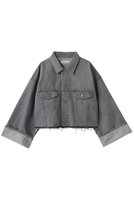【サクラ/SACRA】のオーセンティックデニムジャケット 人気、トレンドファッション・服の通販 founy(ファニー) ファッション Fashion レディースファッション Fashion for Women アウター Coat / Outerwear Collection レディースジャケット・軽アウター Jackets デニムジャケット / カジュアルアウター Denim Jackets カットオフ Cut-Off Design クロップド Cropped, Short Length ジャケット Jacket, Outerwear デニム Denim, Jeans Material バランス Balance, Style Balance ビッグ Big, Oversized フィット Fit, Slim Fit ブリーチ Bleach, Washed Finish |ID:prp329100004875090