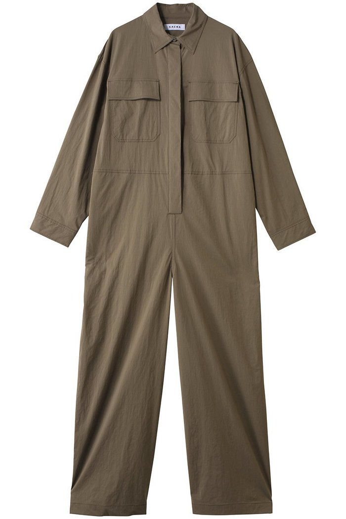 【サクラ/SACRA】のナイロンストレッチオールインワン インテリア・キッズ・メンズ・レディースファッション・服の通販 founy(ファニー) https://founy.com/ ファッション Fashion レディースファッション Fashion for Women パンツ Pants & Trousers スーツ Suit, Formalwear タフタ Taffeta, Structured Fabric |ID: prp329100004875106 ipo3291000000036362612