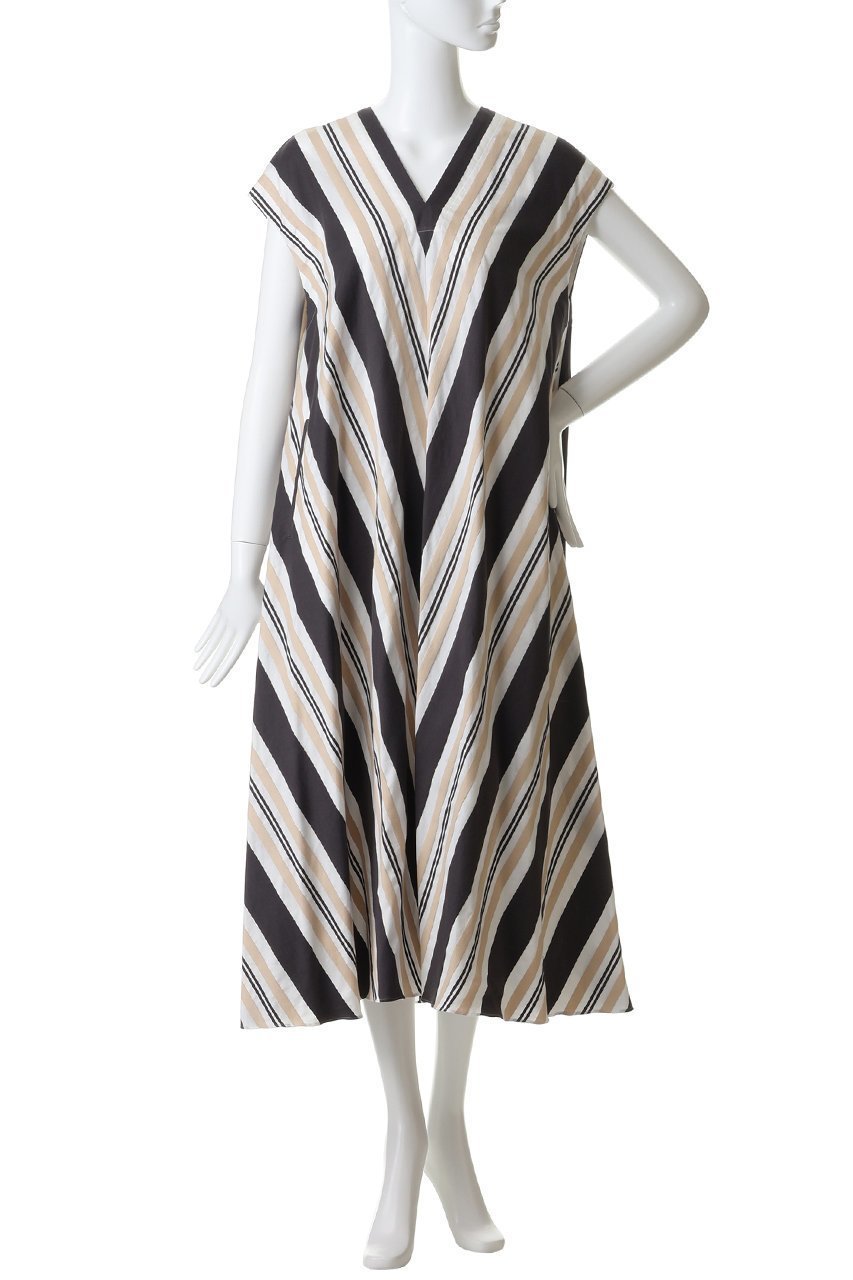 【ドメル/DOMELLE】のビッグ ストライプ ドレス 人気、トレンドファッション・服の通販 founy(ファニー) ファッション Fashion レディースファッション Fashion for Women ワンピース Dresses フォーマル・パーティードレス・結婚式用ドレス Elegant & Casual Dresses チュニック Tunic Tops & Dresses ストライプ Stripe, Striped Pattern チュニック Tunic, Long Top ドレス Dress, One-Piece ビッグ Big, Oversized ファブリック Fabric, Textile フレア Flare, Flared フロント Front, Front Design ロング Long, Long-Length other-2|ID: prp329100004875113 ipo3291000000036362680