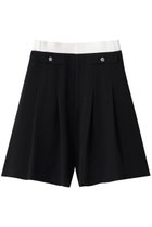 【エムダブリュー/MW】のバックサテン タック パンツ 人気、トレンドファッション・服の通販 founy(ファニー) ファッション Fashion レディースファッション Fashion for Women パンツ Pants & Trousers ショートパンツ・ハーフパンツ High-Waisted & Relaxed Shorts バッグ Bags サテン Satin, Glossy Fabric ショート Short, Short Length フォーマル Formal, Dressy エレガント 上品 Elegant thumbnail ブラック|ID: prp329100004875119 ipo3291000000036362743