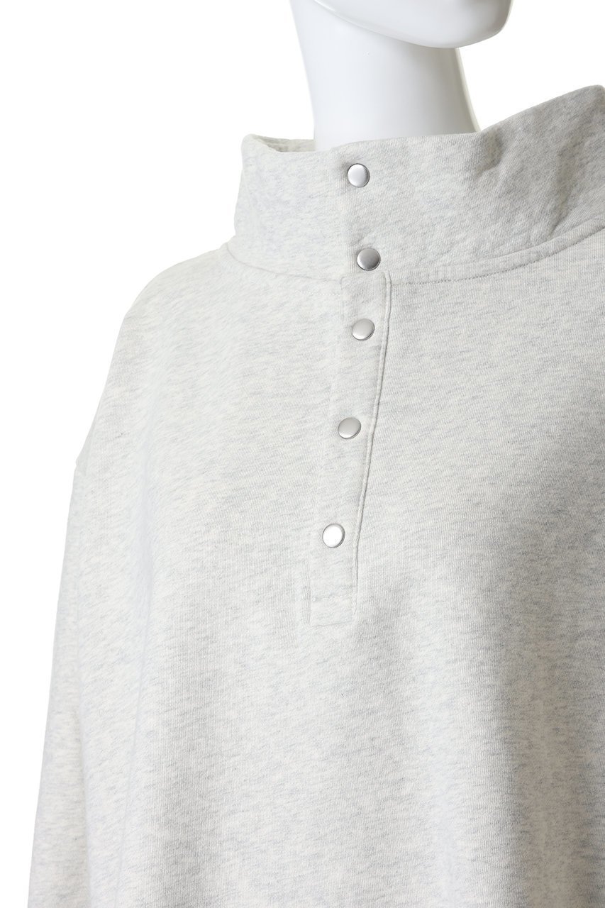 【ガリャルダガランテ/GALLARDAGALANTE】のハーフスナップスウェット 人気、トレンドファッション・服の通販 founy(ファニー) 　ファッション　Fashion　レディースファッション　Fashion for Women　トップス・カットソー　Cut & Sew Tops　シャツ・ブラウス・オフィスカジュアル　Elegant Blouses & Button-Ups　レディースパーカー・カジュアルフーディー　Casual Hoodies & Sweatshirts　ロングTシャツ・Tシャツ　Longline T-Shirts & Tees　スウェット・クルーネックトップス　Sweatshirts & Crewnecks / Relaxed Fit Sweat Tops　カットソー・ベーシックTシャツ　Cut-and-Sewn Tops / Stretch Tees & Basics　スウェット / スエット　Sweatshirt, Sweatwear　フロント　Front, Front Design　ボトム　Bottoms, Lower Wear　other-5|ID: prp329100004875122 ipo3291000000036362776