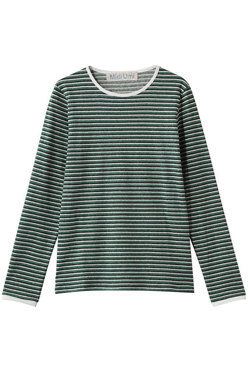 【ミディウミ/MidiUmi】のmulti BD PO L/S プルオーバー 人気、トレンドファッション・服の通販 founy(ファニー) 　ファッション　Fashion　レディースファッション　Fashion for Women　トップス・カットソー　Cut & Sew Tops　シャツ・ブラウス・オフィスカジュアル　Elegant Blouses & Button-Ups　ロングTシャツ・Tシャツ　Longline T-Shirts & Tees　カジュアルプルオーバー・ニットトップス　Pullovers & Knit Tops / Casual Pullovers　カットソー・ベーシックTシャツ　Cut-and-Sewn Tops / Stretch Tees & Basics　スリーブ　Sleeve, Long Sleeve / Short Sleeve　ボーダー　Border, Stripe　ロング　Long, Long-Length　定番　Standard, Basic Item　 other-1|ID: prp329100004875134 ipo3291000000036362851