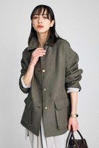 【ブリル/BRILL】のヘンプカバーオール 人気、トレンドファッション・服の通販 founy(ファニー) ファッション Fashion レディースファッション Fashion for Women アウター Coat / Outerwear Collection レディースジャケット・軽アウター Jackets オックス Oxford Fabric ジャケット Jacket, Outerwear thumbnail カーキ|ID: prp329100004875138 ipo3291000000036362876
