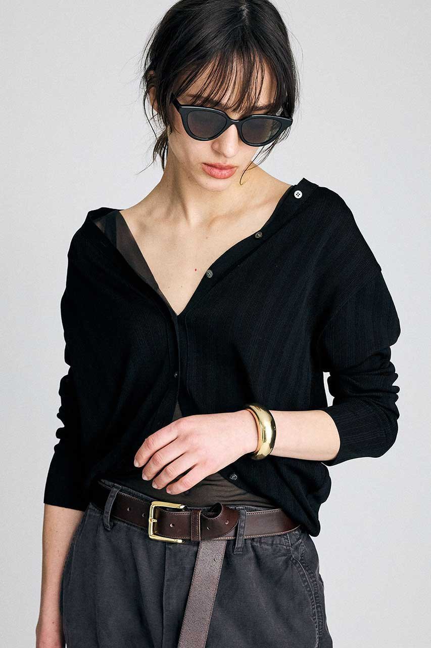 【ブリル/BRILL】のランダムリブカーディガン 人気、トレンドファッション・服の通販 founy(ファニー) 　ファッション　Fashion　レディースファッション　Fashion for Women　トップス・カットソー　Cut & Sew Tops　ニット　Knit Tops & Sweaters　カーディガン・羽織り　Layered Style Cardigans　カーディガン　Cardigan, Knitwear　ストレッチ　Stretch, Stretchy Fabric　ベーシック　Basic, Essential　ランダム　Random, Irregular　エレガント 上品　Elegant　新作・新入荷　New Arrivals / New In　 other-1|ID: prp329100004875140 ipo3291000000036362899