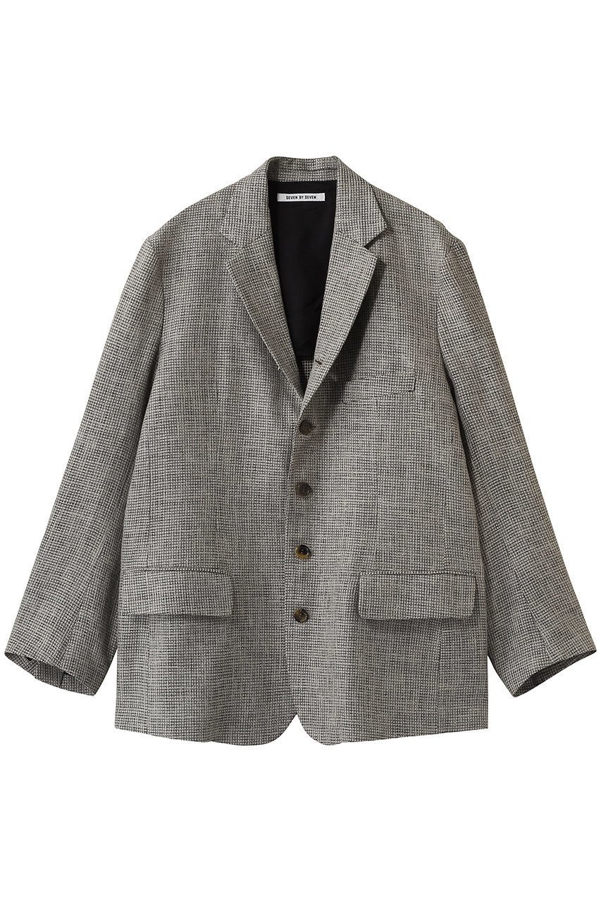 【セブン バイ セブン/SEVEN BY SEVEN / MEN】の【MEN】5B LOOSE テイラード ジャケット インテリア・キッズ・メンズ・レディースファッション・服の通販 founy(ファニー) 　ファッション　Fashion　メンズファッション　Fashion for Men　ジャケット　Jacket, Outerwear　新作・新入荷　New Arrivals / New In　グレイッシュベージュ|ID: prp329100004875142 ipo3291000000036362919