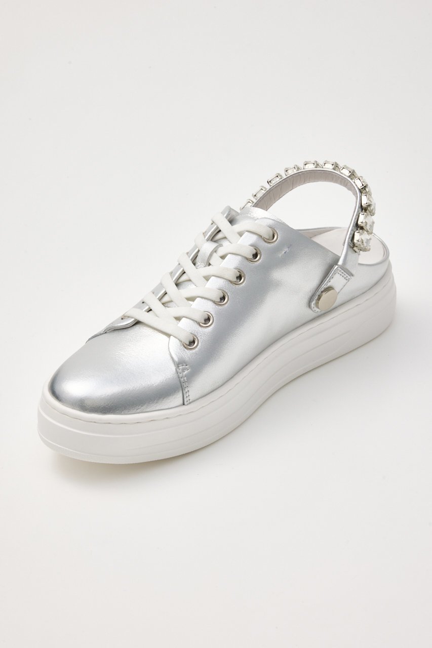 【スタッカート/STACCATO】の2WAYビジューベルトスニーカーサンダル 人気、トレンドファッション・服の通販 founy(ファニー) 　ファッション　Fashion　レディースファッション　Fashion for Women　ベルト&ウエストマーク　Belts & Waist Accessories　サンダル　Sandals, Summer Shoes　ストーン　Stone, Gem-Like　スニーカー　Sneakers, Trainers　エレガント 上品　Elegant　人気　Popular, Best Seller　other-7|ID: prp329100004875150 ipo3291000000036362997