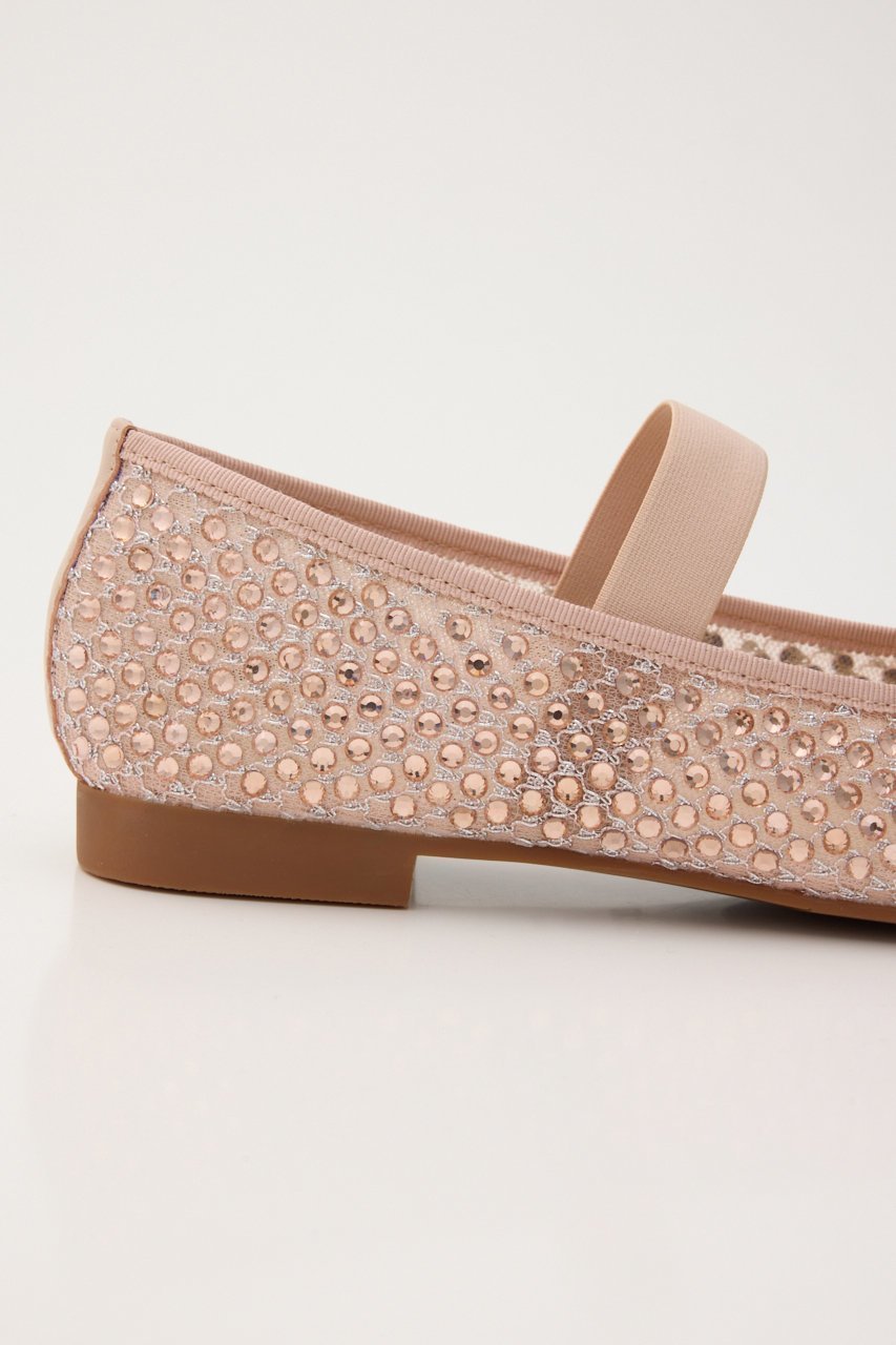 【スタッカート/STACCATO】のクリスタルメッシュリボンフラット 人気、トレンドファッション・服の通販 founy(ファニー) 　ファッション　Fashion　レディースファッション　Fashion for Women　クッション　Cushion, Throw Pillow　コンビ　Combo, Combination Style　シューズ　Shoes, Footwear　ストーン　Stone, Gem-Like　フェミニン　Feminine, Girly　フラット　Flat, Flat Shoes　メッシュ　Mesh, Net Fabric　other-5|ID: prp329100004875154 ipo3291000000036363032