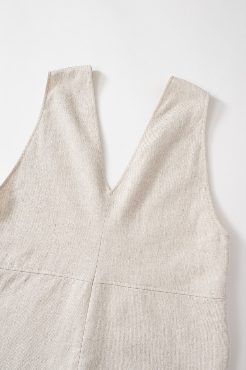 【プリスティン/PRISTINE】のコットンリネンツイルオールインワン 人気、トレンドファッション・服の通販 founy(ファニー) 　ファッション　Fashion　レディースファッション　Fashion for Women　パンツ　Pants & Trousers　アクセサリー　Fashion Accessories　シンプル　Simple, Minimal　ツイル　Twist, Twisted Detail　ドレープ　Drape, Draping Fabric　ボトム　Bottoms, Lower Wear　リネン　Linen, Linen Fabric　エレガント 上品　Elegant　長袖　Long Sleeve, Full Sleeve　other-2|ID: prp329100004875156 ipo3291000000036363042