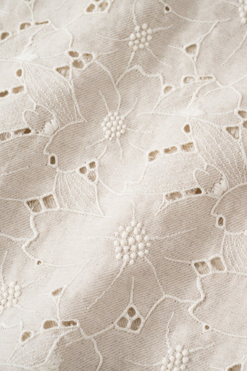 【プリスティン/PRISTINE】のフラワーエンブパンツ 人気、トレンドファッション・服の通販 founy(ファニー) 　ファッション　Fashion　レディースファッション　Fashion for Women　パンツ　Pants & Trousers　春　Spring　シンプル　Simple, Minimal　スカラップ　Scallop, Scalloped Edge　セットアップ　Set-Up, Coordinated Outfit　ハンド　Hand, Handmade　フラワー　Flower, Floral　ベーシック　Basic, Essential　リネン　Linen, Linen Fabric　レース　Lace, Lace Fabric　セレモニー　Ceremony　other-4|ID: prp329100004875157 ipo3291000000036363055