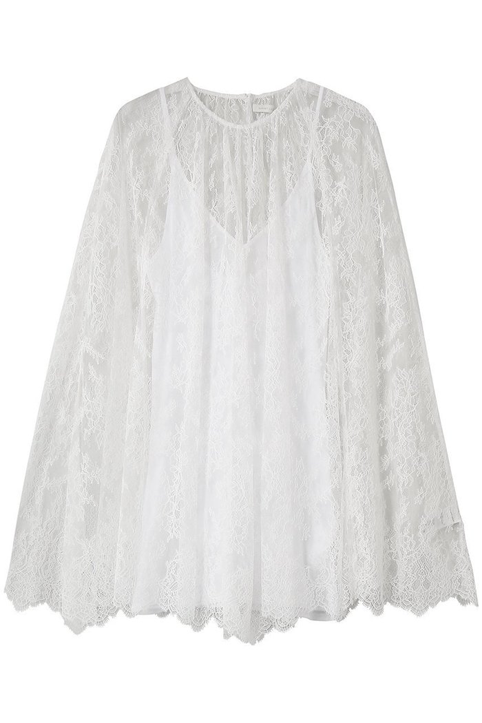 【カナコ サカイ/KANAKO SAKAI】のレース ケープ インテリア・キッズ・メンズ・レディースファッション・服の通販 founy(ファニー) https://founy.com/ ファッション Fashion レディースファッション Fashion for Women トップス・カットソー Cut & Sew Tops シャツ・ブラウス・オフィスカジュアル Elegant Blouses & Button-Ups シンプル Simple, Minimal スリーブ Sleeve, Long Sleeve / Short Sleeve タンク Tank Top, Sleeveless Top レース Lace, Lace Fabric ロング Long, Long-Length |ID: prp329100004875166 ipo3291000000036363124