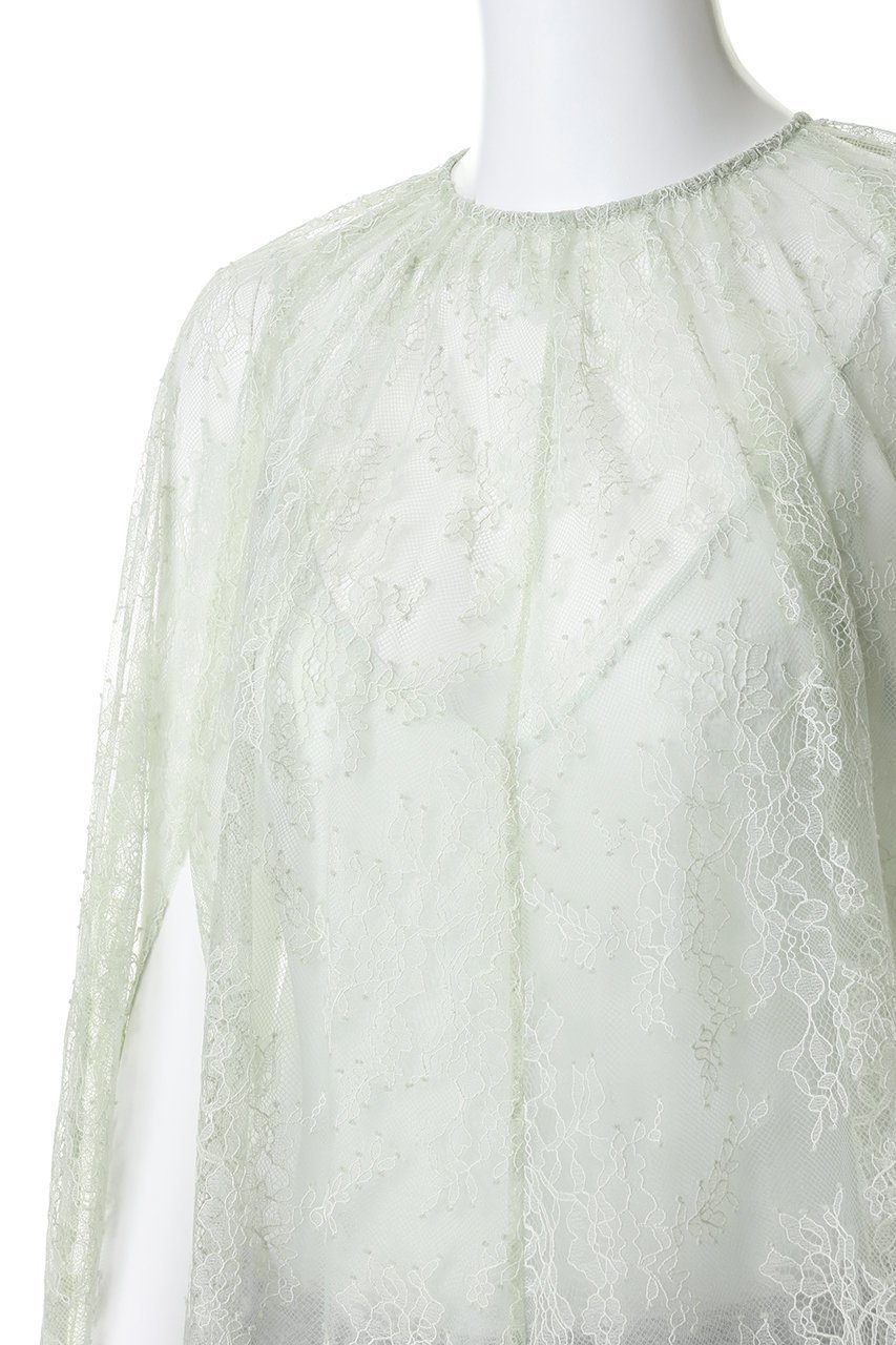 【カナコ サカイ/KANAKO SAKAI】のレース ケープ 人気、トレンドファッション・服の通販 founy(ファニー) 　ファッション　Fashion　レディースファッション　Fashion for Women　トップス・カットソー　Cut & Sew Tops　シャツ・ブラウス・オフィスカジュアル　Elegant Blouses & Button-Ups　シンプル　Simple, Minimal　スリーブ　Sleeve, Long Sleeve / Short Sleeve　タンク　Tank Top, Sleeveless Top　レース　Lace, Lace Fabric　ロング　Long, Long-Length　other-5|ID: prp329100004875166 ipo3291000000036363133