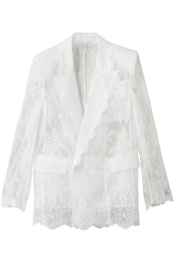 【カナコ サカイ/KANAKO SAKAI】のレース テーラード ブレザー インテリア・キッズ・メンズ・レディースファッション・服の通販 founy(ファニー) https://founy.com/ ファッション Fashion レディースファッション Fashion for Women アウター Coat / Outerwear Collection レディースジャケット・軽アウター Jackets ジャケット Jacket, Outerwear テーラード Tailored, Tailored Fit マニッシュ Mannish, Boyish レース Lace, Lace Fabric エレガント 上品 Elegant |ID: prp329100004875168 ipo3291000000036363135