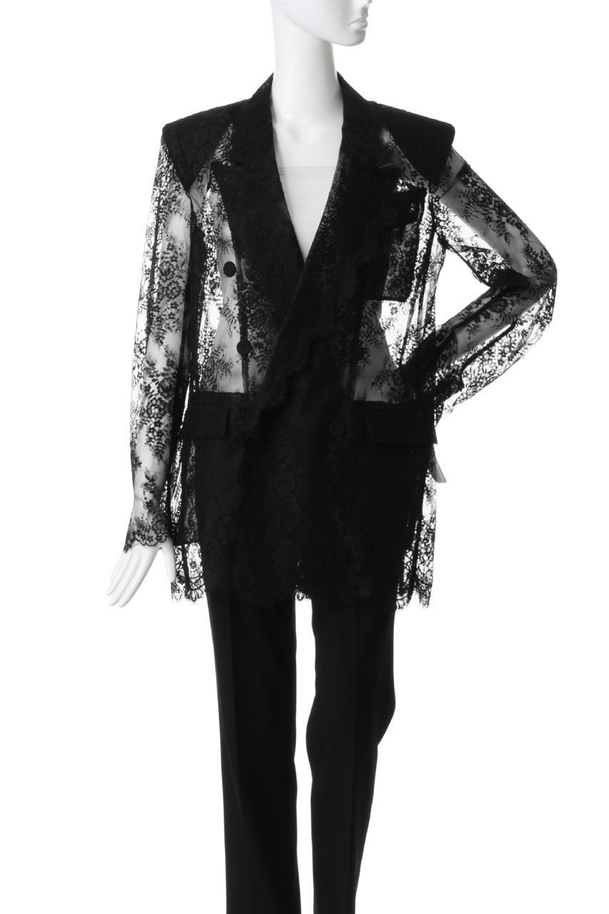 【カナコ サカイ/KANAKO SAKAI】のレース テーラード ブレザー 人気、トレンドファッション・服の通販 founy(ファニー) 　ファッション　Fashion　レディースファッション　Fashion for Women　アウター　Coat / Outerwear Collection　レディースジャケット・軽アウター　Jackets　ジャケット　Jacket, Outerwear　テーラード　Tailored, Tailored Fit　マニッシュ　Mannish, Boyish　レース　Lace, Lace Fabric　エレガント 上品　Elegant　other-2|ID: prp329100004875168 ipo3291000000036363138