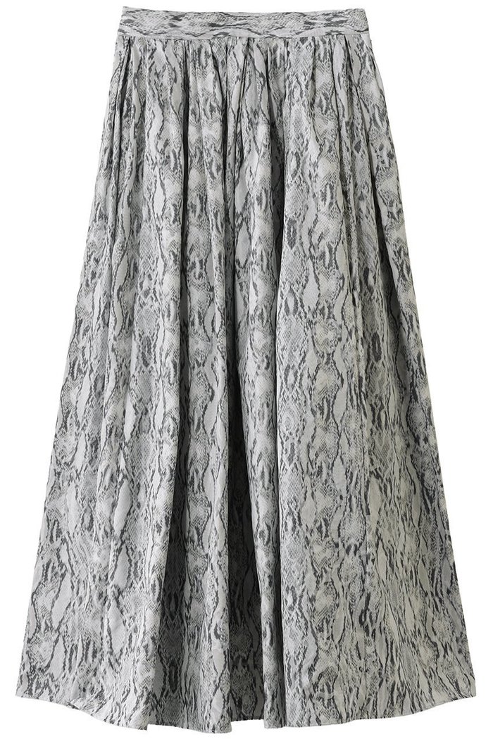 【プルミエ アロンディスモン/1er Arrondissement】のパイソンプリントスカート インテリア・キッズ・メンズ・レディースファッション・服の通販 founy(ファニー) https://founy.com/ ファッション Fashion レディースファッション Fashion for Women スカート Skirts ロングスカート Long Skirts / Maxi & Midi Skirts イタリア Italy ギャザー Gathered, Ruffled シンプル Simple, Minimal ジャカード／ジャガード Jacquard, Woven Pattern タフタ Taffeta, Structured Fabric パイソン Python, Snakeskin Pattern プリント Print, Printed Pattern ロング Long, Long-Length |ID: prp329100004875170 ipo3291000000036363150