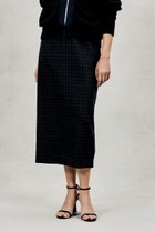 【オブリオ/AUBRIOT】のネップツイードギンガムペンシルスカート ネイビー|ID: prp329100004875171 ipo3291000000036363164