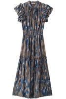 【コルコバード/CORCOVADO】のプリントシフォンラッフルショルダードレス 人気、トレンドファッション・服の通販 founy(ファニー) ファッション Fashion レディースファッション Fashion for Women ワンピース Dresses フォーマル・パーティードレス・結婚式用ドレス Elegant & Casual Dresses チュニック Tunic Tops & Dresses エレガント 上品 Elegant シフォン Chiffon, Lightweight Fabric チュニック Tunic, Long Top フィット Fit, Slim Fit フリル Frill, Ruffle フレア Flare, Flared プリント Print, Printed Pattern モザイク Mosaic, Geometric Pattern リボン Ribbon, Bow |ID:prp329100004875175