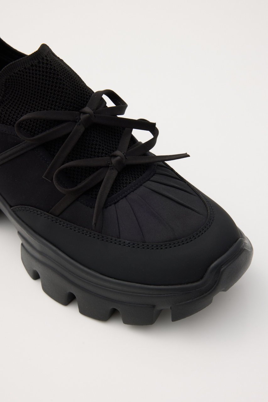 【スタッカート/STACCATO】のホーミーリボンボリュームスニーカー 人気、トレンドファッション・服の通販 founy(ファニー) 　ファッション　Fashion　レディースファッション　Fashion for Women　コンビ　Combo, Combination Style　サテン　Satin, Glossy Fabric　スニーカー　Sneakers, Trainers　スリッポン　Slip-On, Loafer　スリム　Slim, Slim Fit　ダブル　Double, Double-Breasted　リボン　Ribbon, Bow　レース　Lace, Lace Fabric　人気　Popular, Best Seller　定番　Standard, Basic Item　other-6|ID: prp329100004875185 ipo3291000000036363266