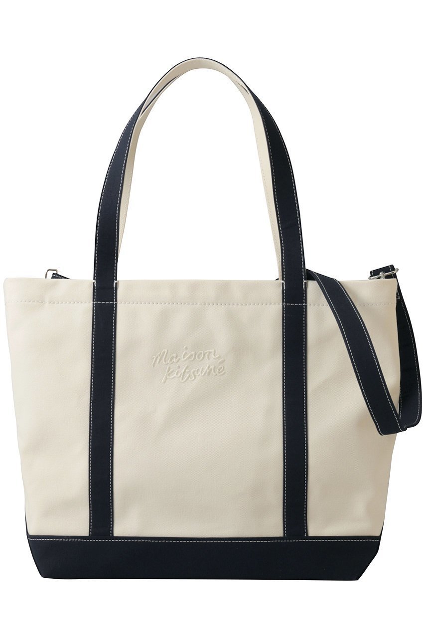 【メゾン キツネ/MAISON KITSUNE】の【UNISEX】MAISON KITSUNE HANDWRITING LARGE トートバッグ 人気、トレンドファッション・服の通販 founy(ファニー) 　ファッション　Fashion　レディースファッション　Fashion for Women　バッグ　Bags　ユニセックス　Unisex, Genderless　ショルダー　Shoulder, Shoulder Strap　ハンド　Hand, Handmade　ポケット　Pocket, Pocket Detail　旅行　Travel　 other-1|ID: prp329100004875192 ipo3291000000036363306