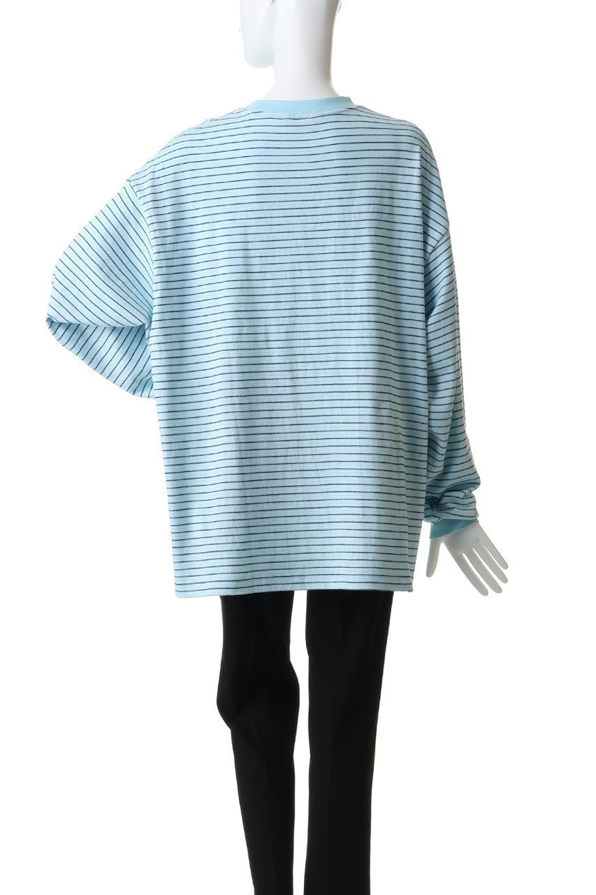 【エビコン/EVCON】の【UNISEX】BORDER WIDE L/S TEE 人気、トレンドファッション・服の通販 founy(ファニー) 　ファッション　Fashion　レディースファッション　Fashion for Women　トップス・カットソー　Cut & Sew Tops　シャツ・ブラウス・オフィスカジュアル　Elegant Blouses & Button-Ups　ロングTシャツ・Tシャツ　Longline T-Shirts & Tees　カットソー・ベーシックTシャツ　Cut-and-Sewn Tops / Stretch Tees & Basics　ユニセックス　Unisex, Genderless　スリーブ　Sleeve, Long Sleeve / Short Sleeve　バランス　Balance, Style Balance　ボトム　Bottoms, Lower Wear　ボーダー　Border, Stripe　ロング　Long, Long-Length　ワイド　Wide, Wide Fit　other-4|ID: prp329100004875202 ipo3291000000036363385