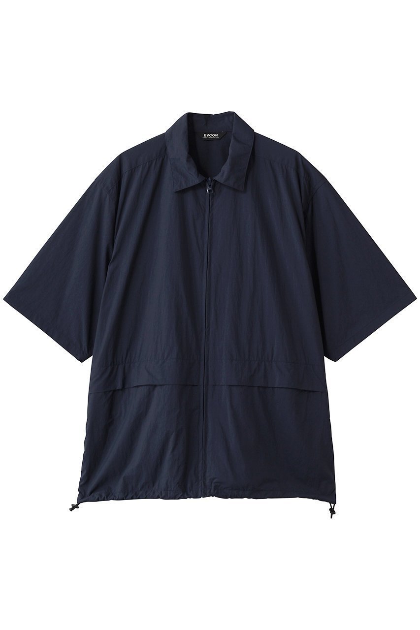 【エビコン/EVCON】の【UNISEX】LIGHTWEIGHT NYLON S/S SHIRT インテリア・キッズ・メンズ・レディースファッション・服の通販 founy(ファニー) 　ファッション　Fashion　レディースファッション　Fashion for Women　トップス・カットソー　Cut & Sew Tops　シャツ・ブラウス・オフィスカジュアル　Elegant Blouses & Button-Ups　ユニセックス　Unisex, Genderless　ショート　Short, Short Length　シンプル　Simple, Minimal　スポーティ　Sporty, Casual Athletic　スリーブ　Sleeve, Long Sleeve / Short Sleeve　ハーフ　Half, Half-Length　夏　Summer　S/S・春夏　SS, Spring/Summer, Warm Season　NAVY|ID: prp329100004875204 ipo3291000000036363389
