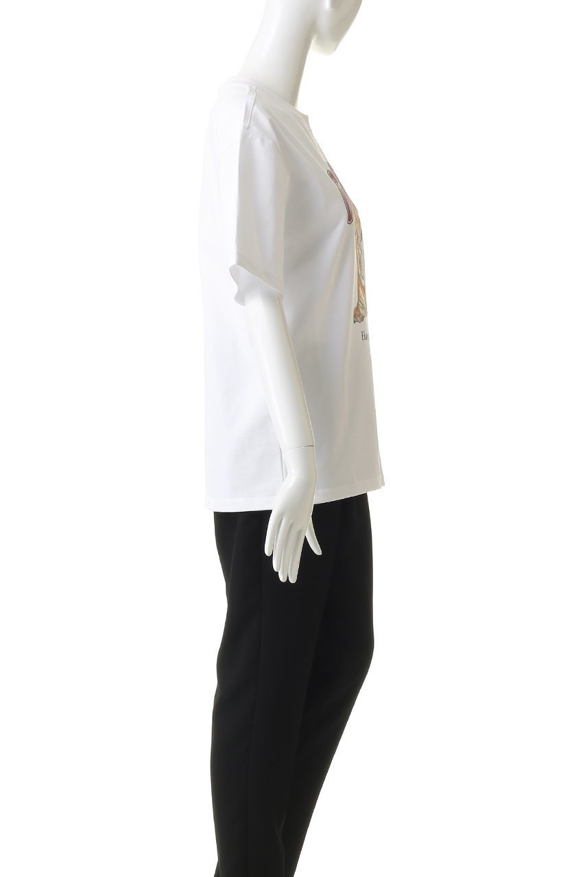 【ガニー/GANNI】のHeavy Cotton Jersey Beaded Baby Tiger プリント Tシャツ 人気、トレンドファッション・服の通販 founy(ファニー) 　ファッション　Fashion　レディースファッション　Fashion for Women　トップス・カットソー　Cut & Sew Tops　シャツ・ブラウス・オフィスカジュアル　Elegant Blouses & Button-Ups　ロングTシャツ・Tシャツ　Longline T-Shirts & Tees　カットソー・ベーシックTシャツ　Cut-and-Sewn Tops / Stretch Tees & Basics　ショート　Short, Short Length　スリーブ　Sleeve, Long Sleeve / Short Sleeve　プリント　Print, Printed Pattern　other-3|ID: prp329100004875216 ipo3291000000036363465