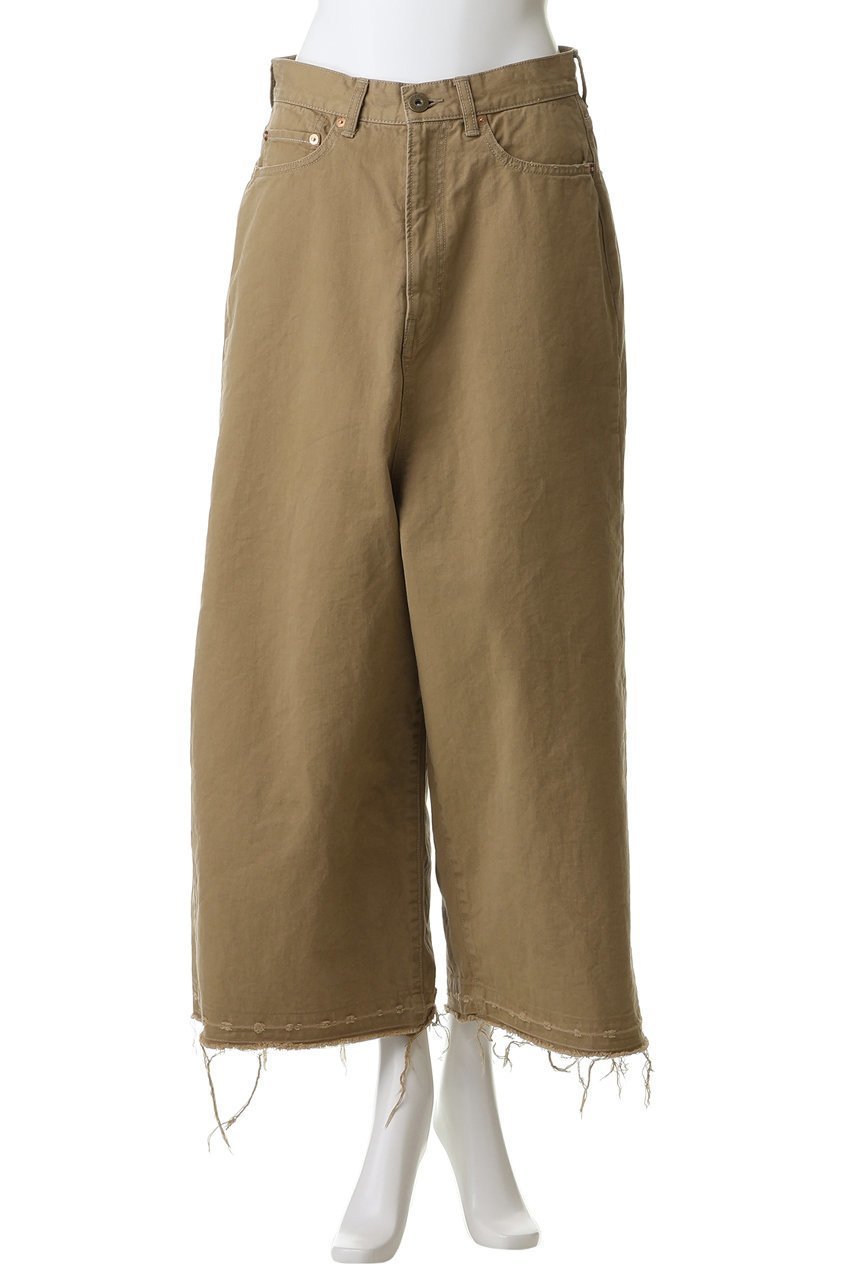 【ウーア/Uhr】のワイド ルーズ チノ パンツ 人気、トレンドファッション・服の通販 founy(ファニー) 　ファッション　Fashion　レディースファッション　Fashion for Women　パンツ　Pants & Trousers　ダメージ　Distressed, Destroyed　ルーズ　Loose, Oversized　ワイド　Wide, Wide Fit　other-2|ID: prp329100004875217 ipo3291000000036363471