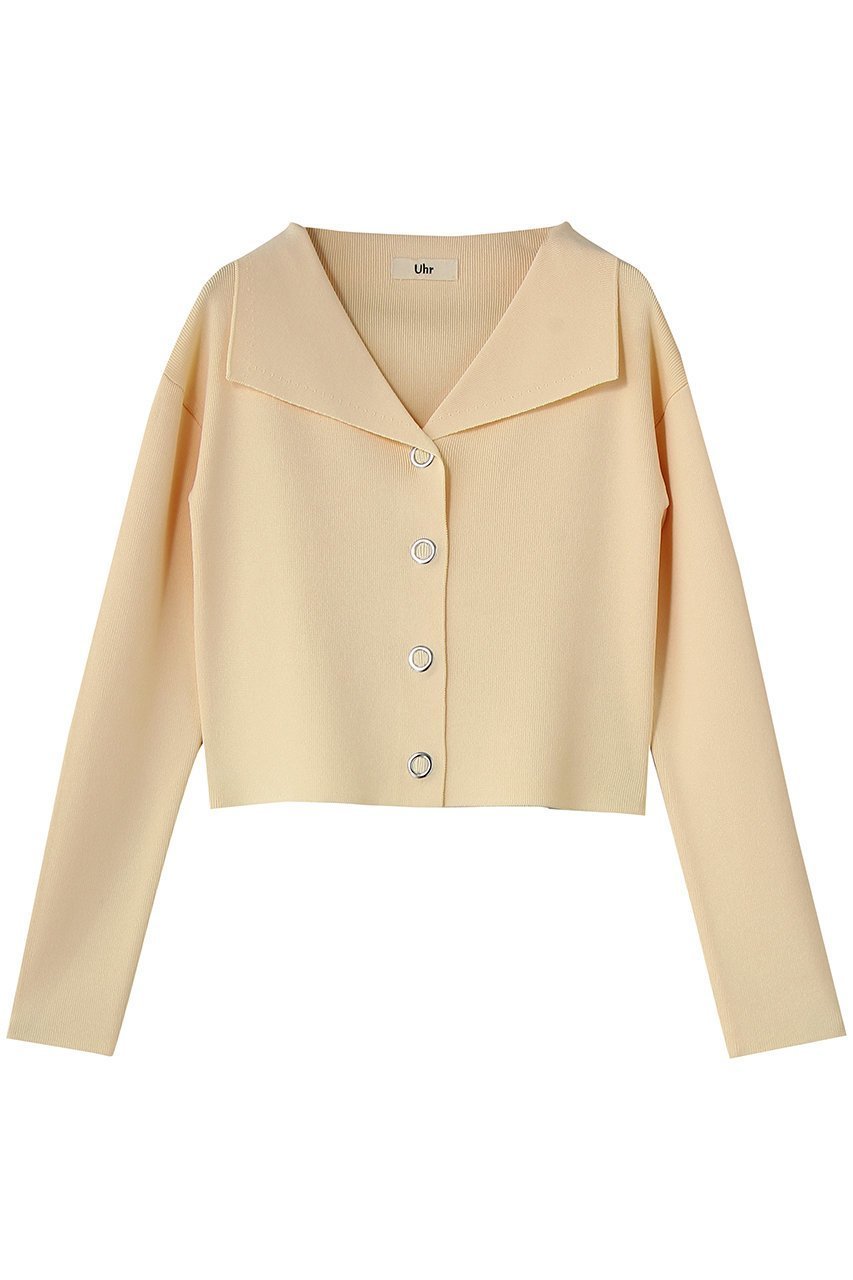 【ウーア/Uhr】のショート カーディガン 人気、トレンドファッション・服の通販 founy(ファニー) 　ファッション　Fashion　レディースファッション　Fashion for Women　トップス・カットソー　Cut & Sew Tops　ニット　Knit Tops & Sweaters　カーディガン・羽織り　Layered Style Cardigans　カーディガン　Cardigan, Knitwear　コンパクト　Compact, Small Size　ショート　Short, Short Length　トレンド　Trend, Trending Now　ボトム　Bottoms, Lower Wear　 other-1|ID: prp329100004875219 ipo3291000000036363481