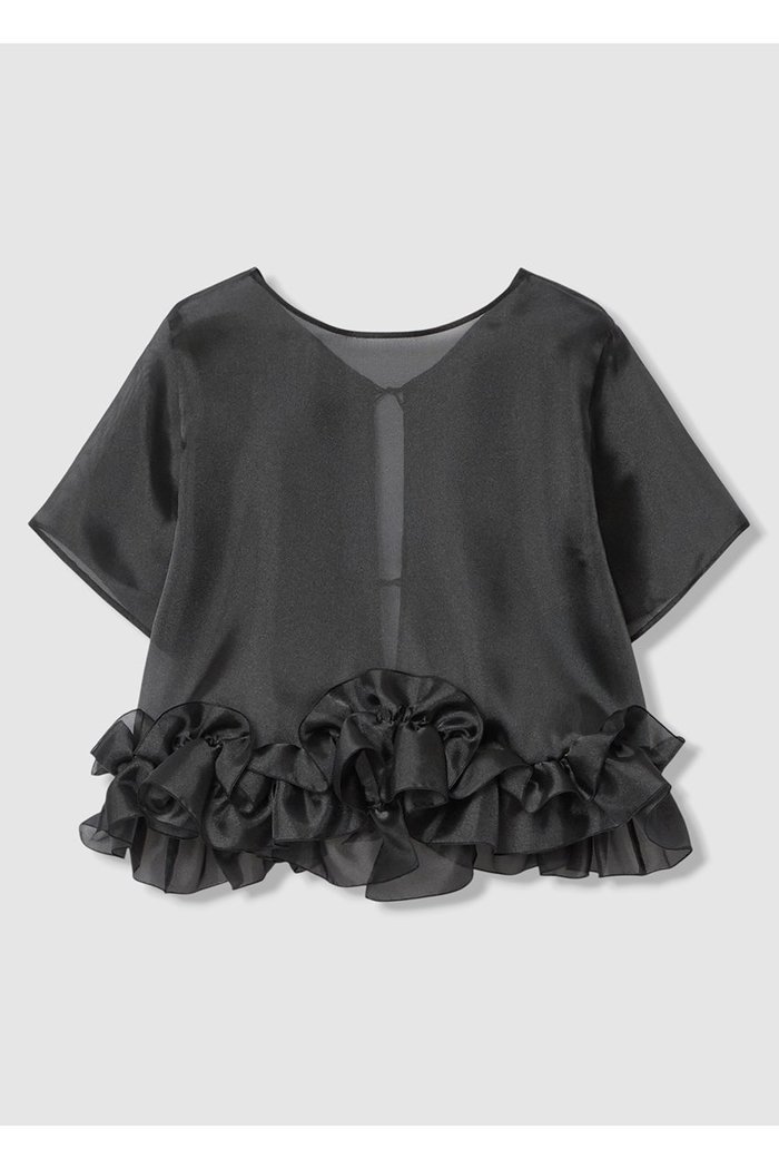 【アルアバイル/allureville】の【LOULOU WILLOUGHBY】2WAYシアーブラウス インテリア・キッズ・メンズ・レディースファッション・服の通販 founy(ファニー) https://founy.com/ ファッション Fashion レディースファッション Fashion for Women トップス・カットソー Cut & Sew Tops シャツ・ブラウス・オフィスカジュアル Elegant Blouses & Button-Ups オーガンジー Organza Fabric ギャザー Gathered, Ruffled シアー Sheer, See-Through ショート Short, Short Length スリーブ Sleeve, Long Sleeve / Short Sleeve フリル Frill, Ruffle リボン Ribbon, Bow 羽織 Haori, Light Jacket |ID: prp329100004875224 ipo3291000000036363513