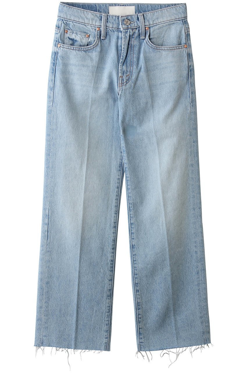 【マザー/MOTHER】のMID RISE RAMBLER ZIP ANKLE FRAY ストレートデニム (FWB) インテリア・キッズ・メンズ・レディースファッション・服の通販 founy(ファニー) 　ファッション　Fashion　レディースファッション　Fashion for Women　パンツ　Pants & Trousers　デニムパンツ・ジーンズ・美脚デニム　Denim Jeans & Pants　アンクル　Ankle-Length Design　ストレート　Straight, Straight Cut　デニム　Denim, Jeans Material　ライトブルー|ID: prp329100004875230 ipo3291000000036363557