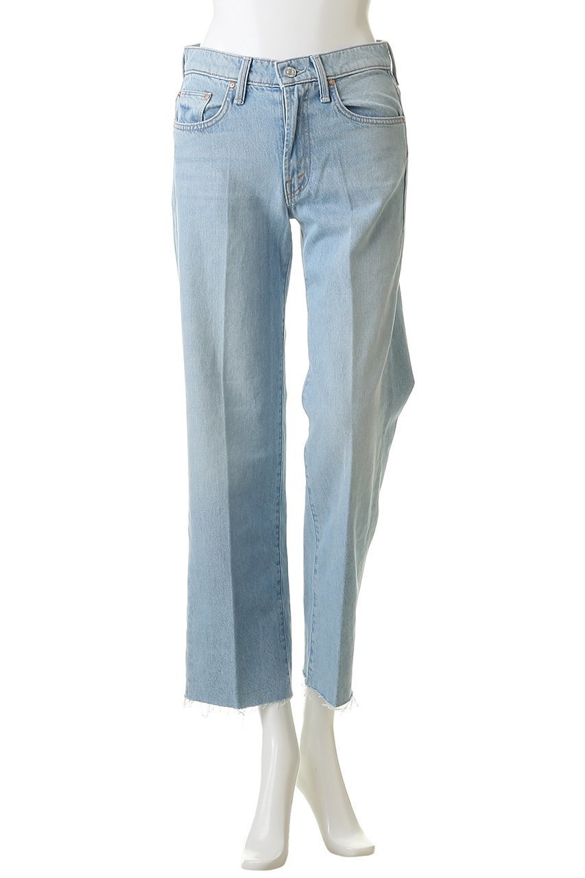 【マザー/MOTHER】のMID RISE RAMBLER ZIP ANKLE FRAY ストレートデニム (FWB) 人気、トレンドファッション・服の通販 founy(ファニー) 　ファッション　Fashion　レディースファッション　Fashion for Women　パンツ　Pants & Trousers　デニムパンツ・ジーンズ・美脚デニム　Denim Jeans & Pants　アンクル　Ankle-Length Design　ストレート　Straight, Straight Cut　デニム　Denim, Jeans Material　other-2|ID: prp329100004875230 ipo3291000000036363558
