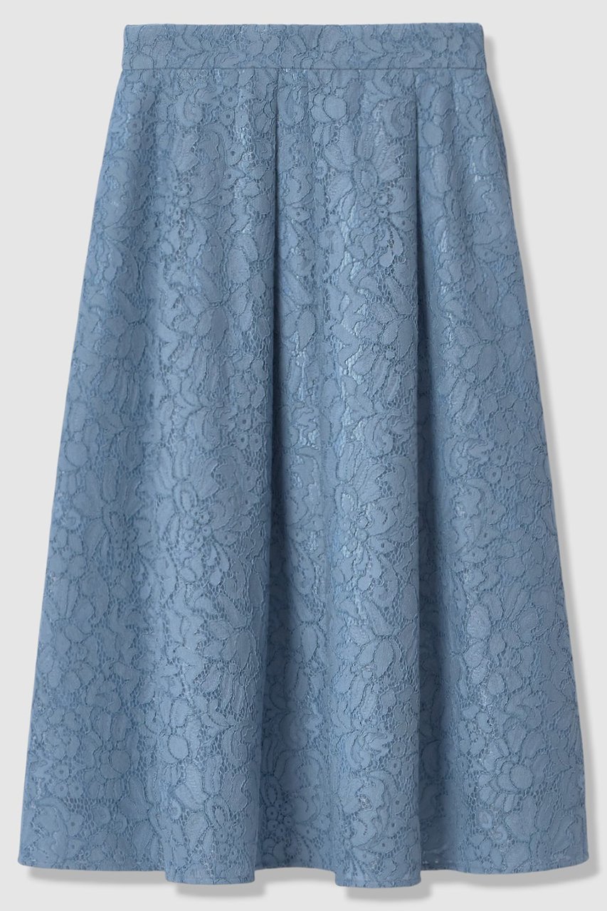 【アナイ/ANAYI】の【セットアップ対応商品】メッシュレースタック スカート インテリア・キッズ・メンズ・レディースファッション・服の通販 founy(ファニー) 　ファッション　Fashion　レディースファッション　Fashion for Women　セットアップ　Matching Sets　スカート・ミニ/ミディ/マキシ　Skirts / Mini, Midi & Maxi Skirts　スカート　Skirts　おすすめ　Recommended / Our Picks　セットアップ　Set-Up, Coordinated Outfit　チュール　Tulip, Tulip Motif　フォルム　Silhouette, Form　ブルゾン　Blouson, Bomber Jacket　ボンディング　Bonding, Bonded Fabric　メッシュ　Mesh, Net Fabric　モチーフ　Motif, Design Theme　レース　Lace, Lace Fabric　再入荷　Restock / Back in Stock　春　Spring　サックス|ID: prp329100004875240 ipo3291000000036363632