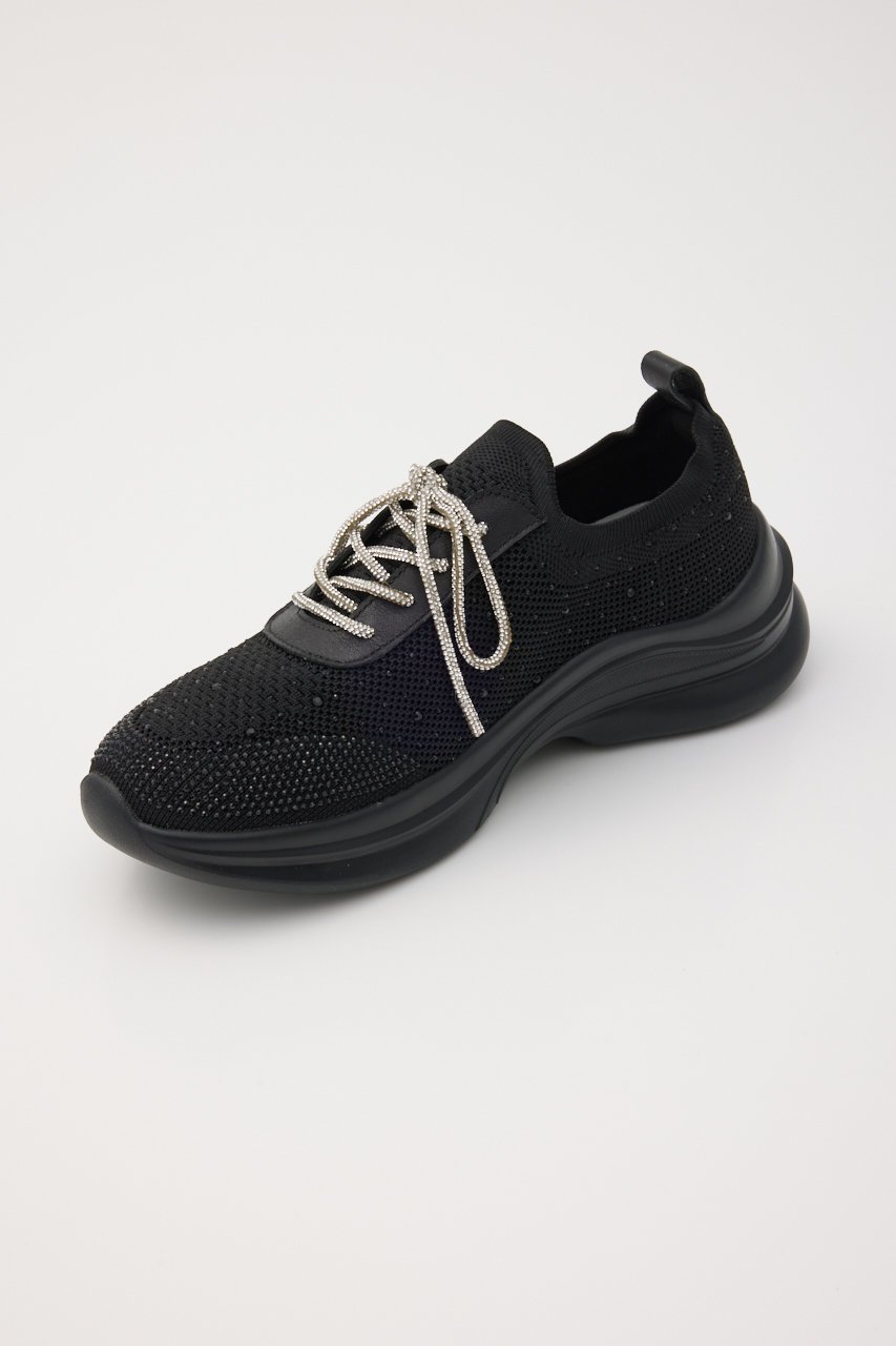 【スタッカート/STACCATO】のドルチェコードレースアップライトスリッポンコア 人気、トレンドファッション・服の通販 founy(ファニー) 　ファッション　Fashion　レディースファッション　Fashion for Women　クリスタル　Crystal, Swarovski　シューズ　Shoes, Footwear　ストーン　Stone, Gem-Like　フラット　Flat, Flat Shoes　レース　Lace, Lace Fabric　人気　Popular, Best Seller　定番　Standard, Basic Item　軽量　Lightweight, Ultra Light　other-7|ID: prp329100004875245 ipo3291000000036363677